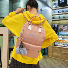 Women Backpack Waterproof Nylon Travel Backpacks Zipper Schoolbag