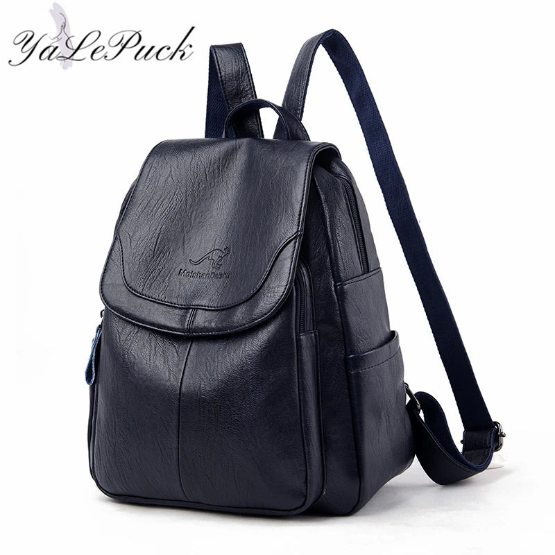 Women Backpack High Leather Backpacks Travel Backpack School Bags for Girls
