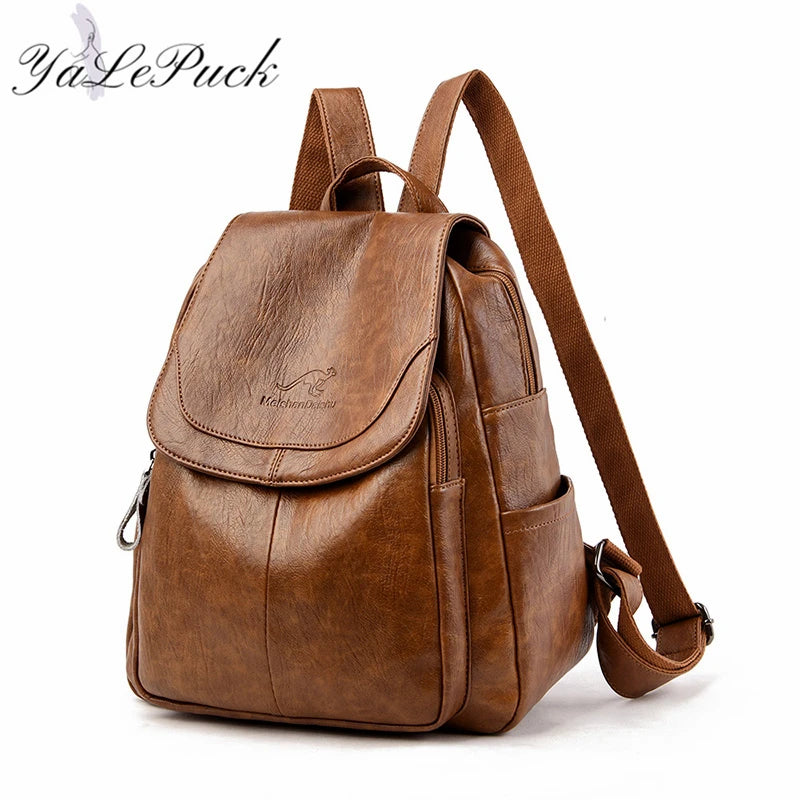 Women Backpack High Leather Backpacks Travel Backpack School Bags for Girls