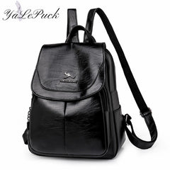 Studded Leather Backpack for Teen Girls School Bags