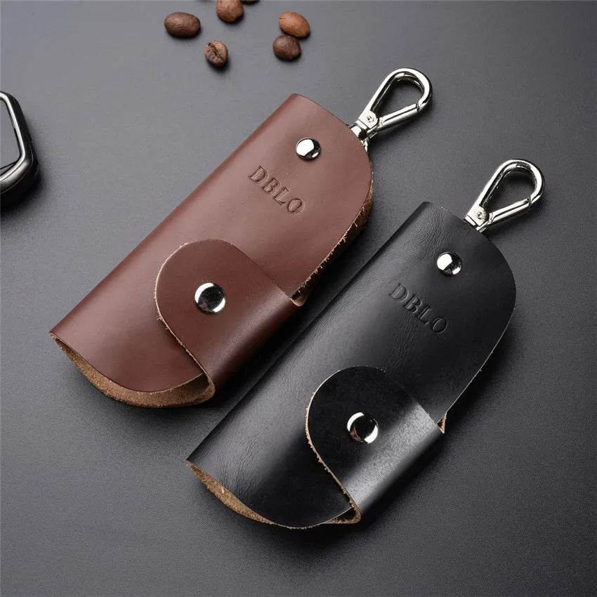 PU Leather Key Holder Keychain Organizer KeyBag Car Housekeeper