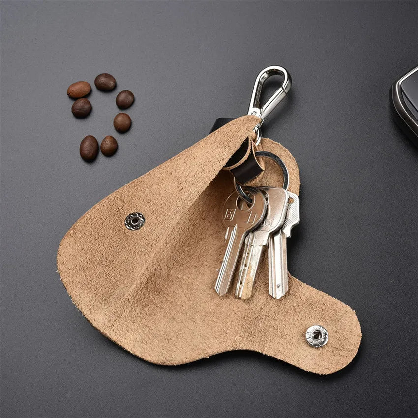 PU Leather Key Holder Keychain Organizer KeyBag Car Housekeeper