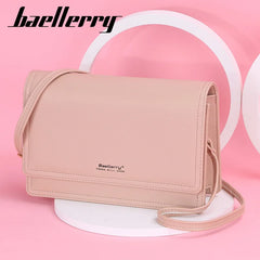 Yellow Women Shoulder Bag Small Square Phone Pocket Gift