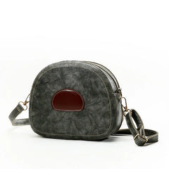 Soft Leather Women Bags Small Round Pig Ladies Single Shoulder Diagonal Bag