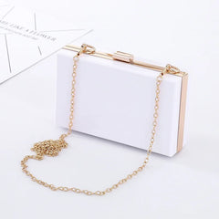 Woman Acrylic Pink Evening Clutch Classic Lady Crossbody Shoulder Bags