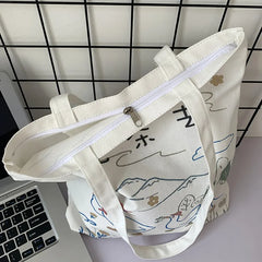 Women's Canvas Bag Lightweight Single Shoulder Bag