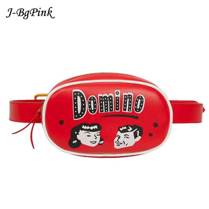 PU Leather Women Chest Bag Waist Bag in Lucky Bag Series