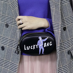PU Leather Women Chest Bag Waist Bag in Lucky Bag Series