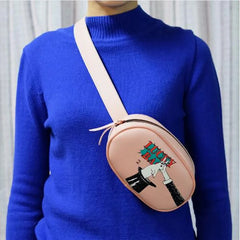 PU Leather Women Chest Bag Waist Bag in Lucky Bag Series