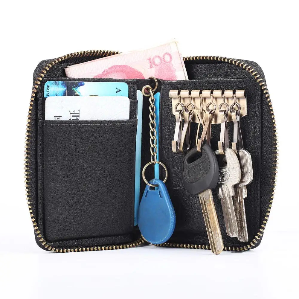 Vintage Cowhide Multi-card Business Wallet