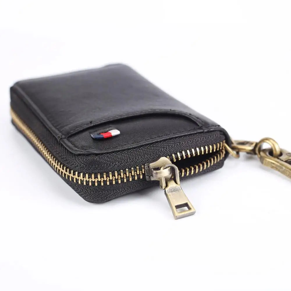 Vintage Cowhide Multi-card Business Wallet