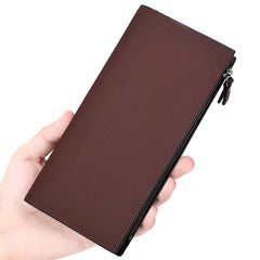Men's Retro Long Wallet Multi-card Bit Leather Wallet