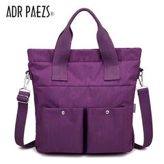 Paez Messenger Shoulder Bags Large Capacity Crossbody Bags Waterproof Nylon Hand