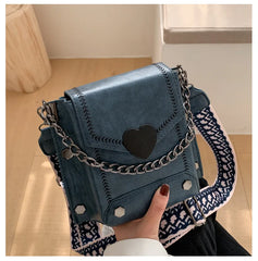 Women Messenger Bag Chain Shoulder Square Flap Bag