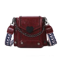 Women Messenger Bag Chain Shoulder Square Flap Bag