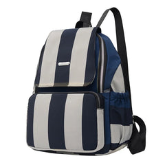 Women's Large-capacity Backpack Waterproof Nylon Plaid Bag