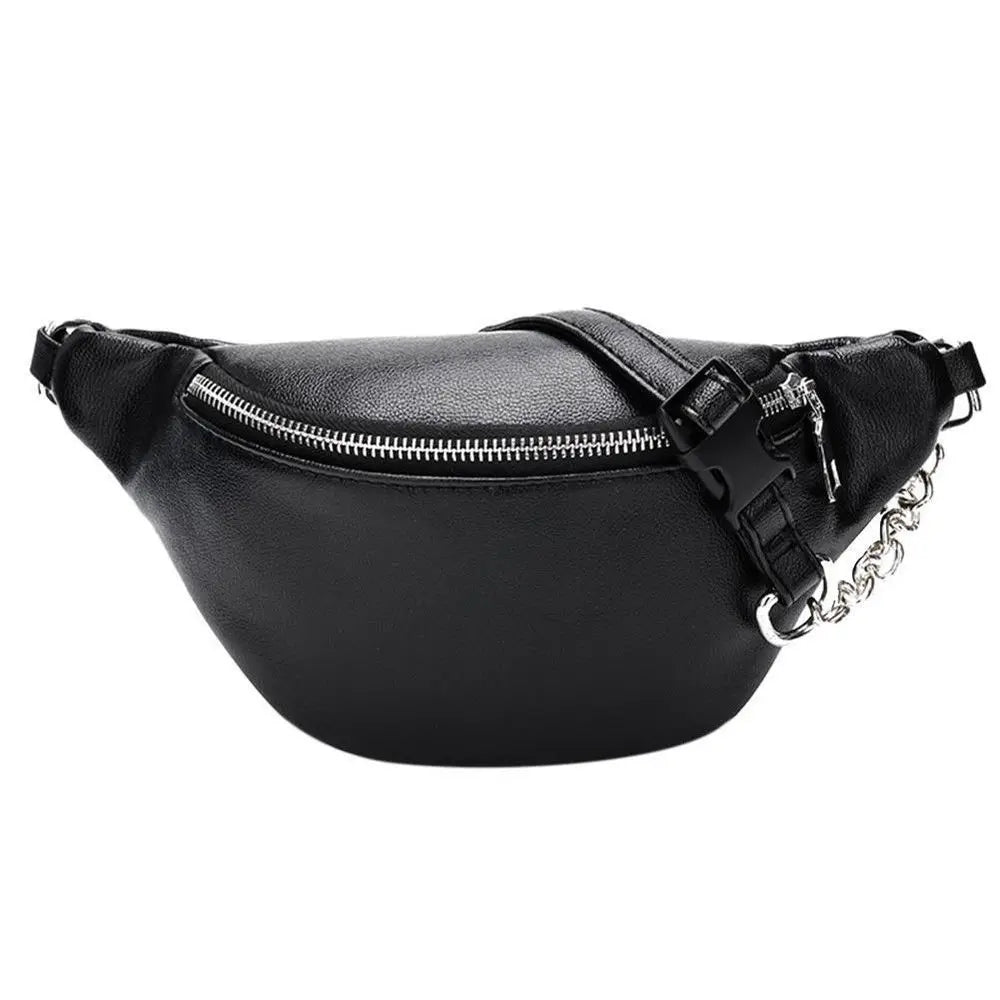 Women's Waist Bag Fanny Pack PU Bag Belt Purse Small Purse Phone Key Pouch