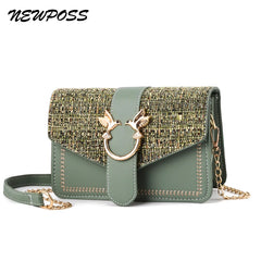 Ultra Fire Retro Messenger Bag Purse Wide Shoulder Strap