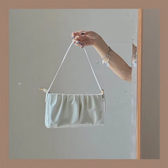 Small Fresh Soft Leather Bag One-Shoulder Underarm Bag