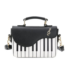 Sweet Piano Notes Mini Square Bag for Girls