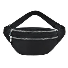 Unisex Geometric Waist Bag Pink Fanny Pack Laser Chest Phone Pouch