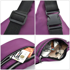 Unisex Geometric Waist Bag Pink Fanny Pack Laser Chest Phone Pouch