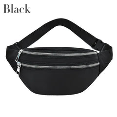 Unisex Geometric Waist Bag Pink Fanny Pack Laser Chest Phone Pouch