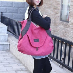 Large Canvas Casual Tote Women's Handbags Shoulder Bags For Women