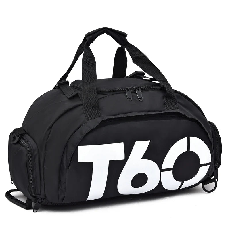 Waterproof Gym Bag for Women Men Fitness Outdoor Separate Space for Shoes