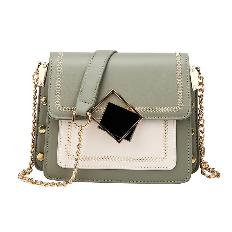 Chain Crossbody Bag Small Shoulder Messenger Bag