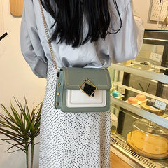 Chain Crossbody Bag Small Shoulder Messenger Bag