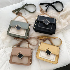 Chain Crossbody Bag Small Shoulder Messenger Bag