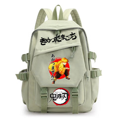 Demon Slayer Boy School Bag Children Backpack Canvas Travel Bag