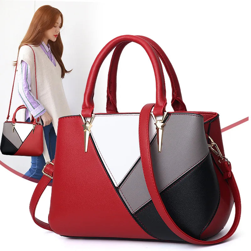 European American Ladies Shoulder Bag Classic Large-capacity Handbag