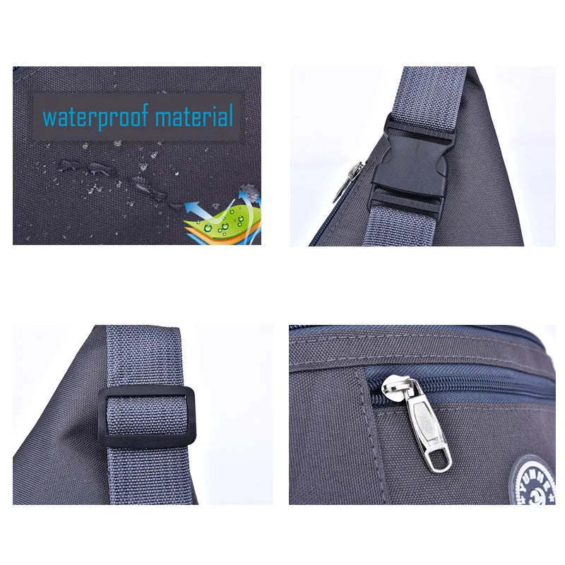 Colorful Nylon Waist Belt Bag for Women Men
