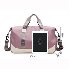 Nylon Waterproof Shoulder Bag Large Travel Bag Women Cabin Tote Bag Handbag