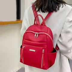 Nylon Waterproof Women Backpack Casual Bagpack Female Bag