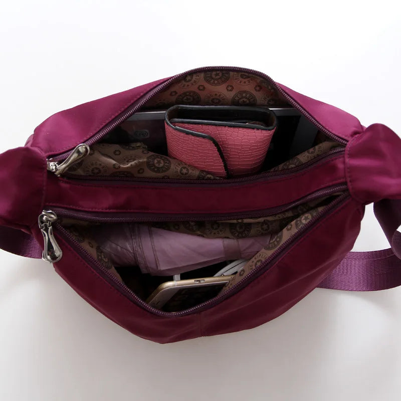 Waterproof Nylon Crossbody Shoulder Bag Women's Handbag