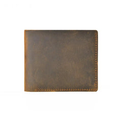 Hot Leather Men's Wallet Crazy Horse Distress Slim Purse