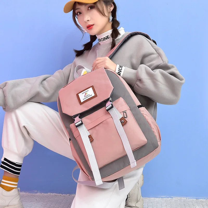 Japanese Kids School Backpack Boys Travel Shoulder Bag Bookbag