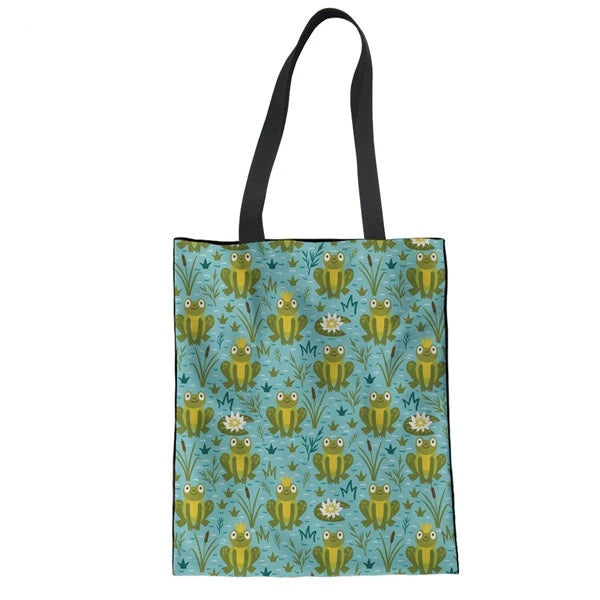 Floral Paint Canvas Pouch Women Handbag Girl Shoulder Bag