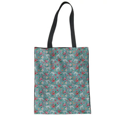 Floral Paint Canvas Pouch Women Handbag Girl Shoulder Bag