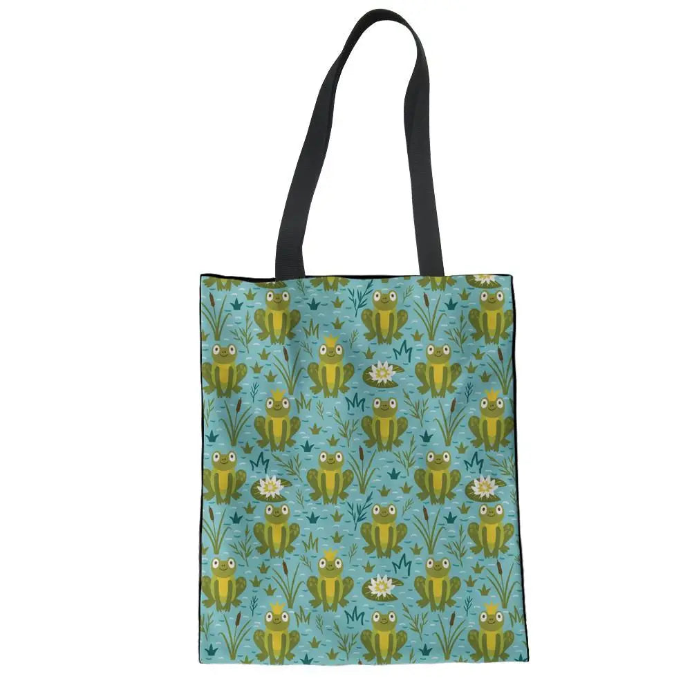Floral Paint Canvas Pouch Women Handbag Girl Shoulder Bag