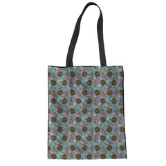 Floral Paint Canvas Pouch Women Handbag Girl Shoulder Bag