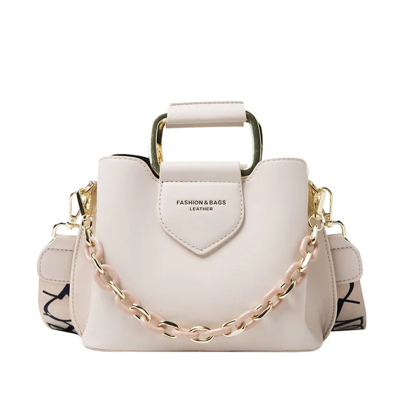 Women's One-Shoulder Handbag PU Leather Messenger Bag