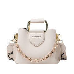 Women's One-Shoulder Handbag PU Leather Messenger Bag