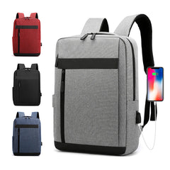 Men's Waterproof Laptop Backpack with USB Charging
