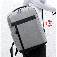 Men's Waterproof Laptop Backpack with USB Charging