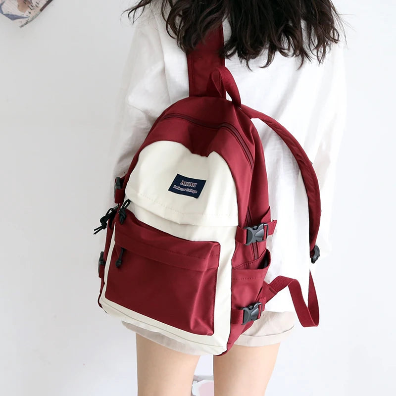 Girls Backpack Schoolbag Women Travel Bag Rucksacks Mochila