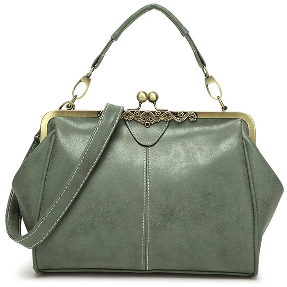 Winter Women Shoulder Bag Nubuck Leather Handbag Vintage Women Bag